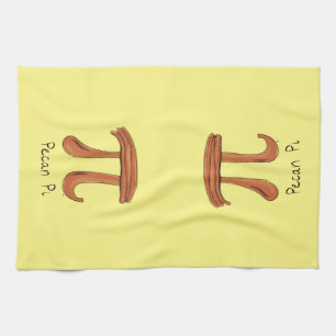 Pecan Pi Symbol Cute Math Teacher Gift Kitchen Towel