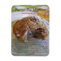 Pecan Pie Muffins Recipe on Refrigerator Magnet