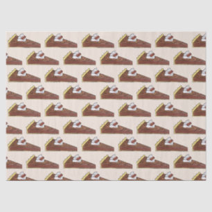 Pecan Pie Tart Southern Food Slice Dessert Foodie Tissue Paper