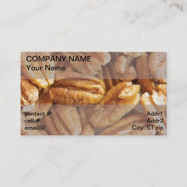 pecans business card (Front)