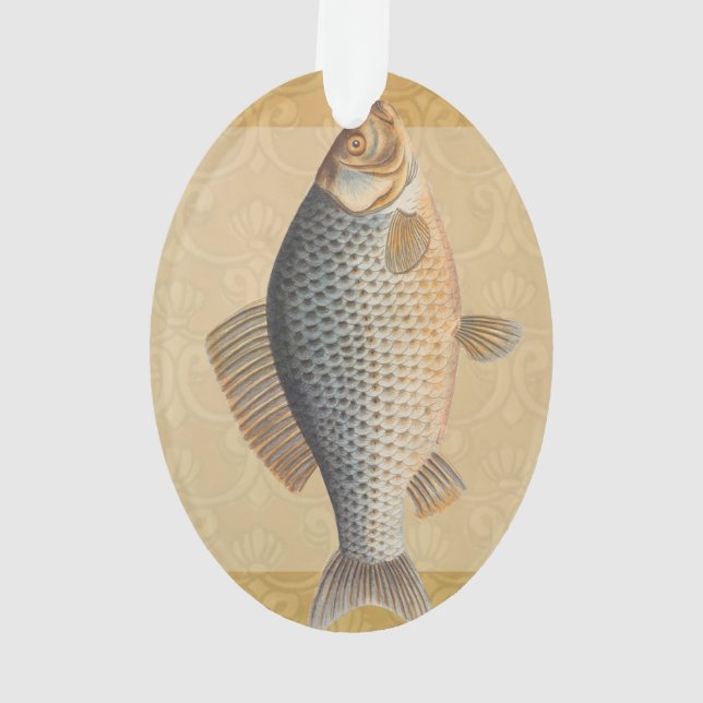 Pêche à la carpe peinture à l'eau douce (dos)