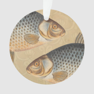 Pêche à la carpe peinture à l'eau douce