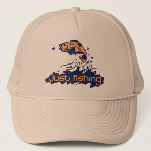 Pêche à la marine casquette à trois tons, crème et
