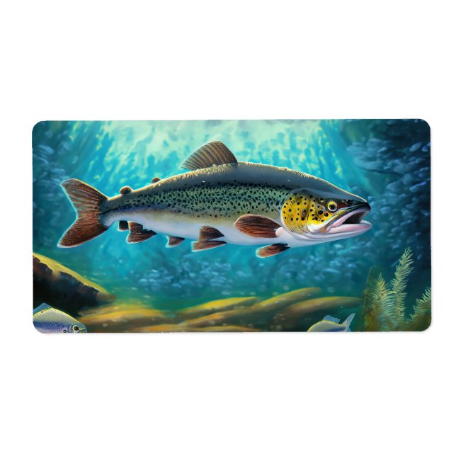 Pêche à la truite (Devant)