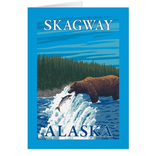 Pêche à l'ours dans la rivière - Skagway, Alaska (Devant)