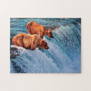 Pêche à l'ours en Alaska, Puzzle