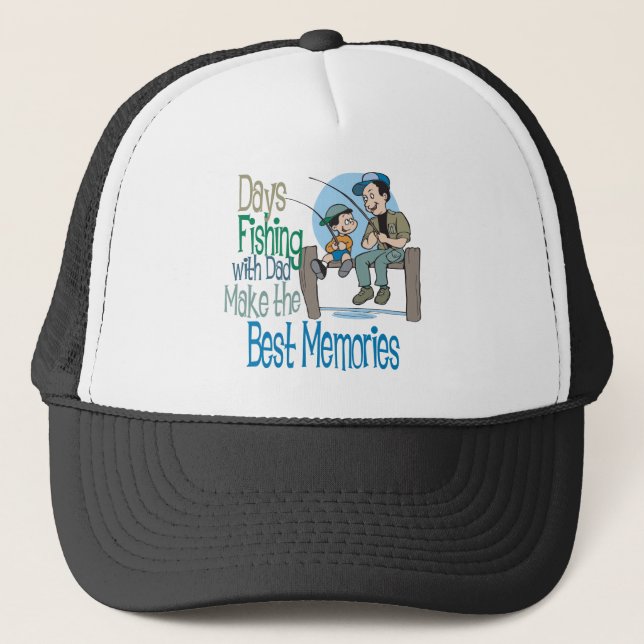 Pêche avec papa Casquette de pêche (Devant)