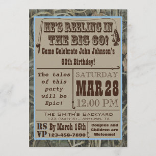 Pêche de la soixantième invitation d'anniversaire