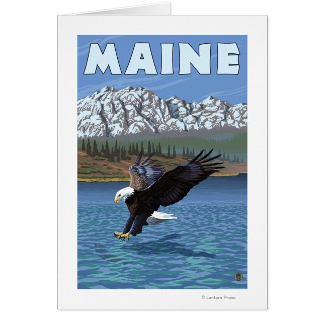 Pêche de l'aigle du Maine (Devant)