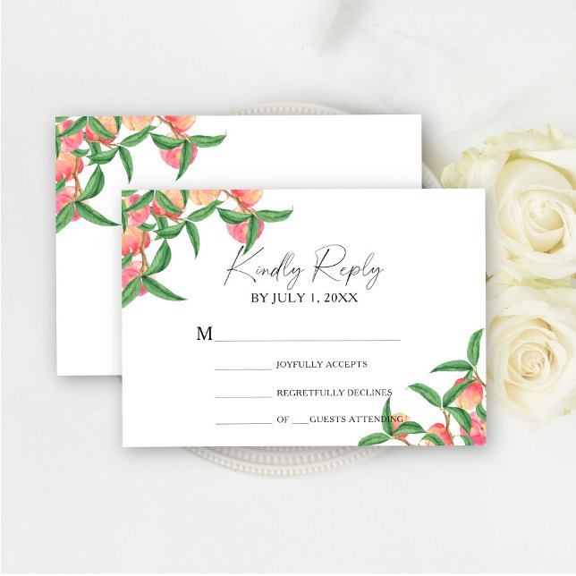 Pêche - Mariage carte RSVP (Créateur téléchargé)