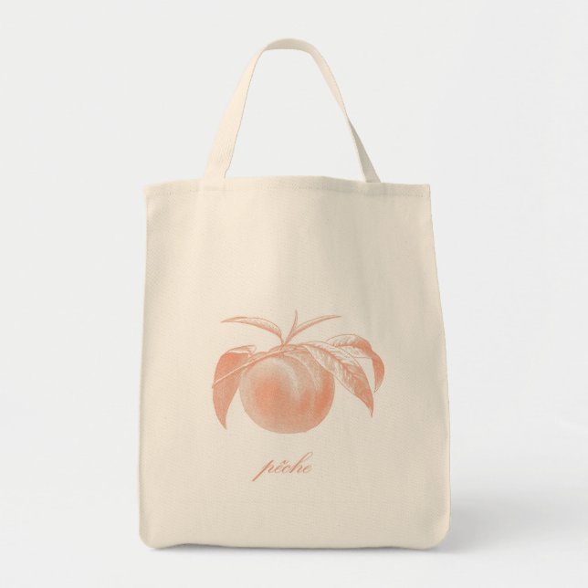 Pêche (Pêche) Sac fourre-tout d'épicerie bio (Devant)