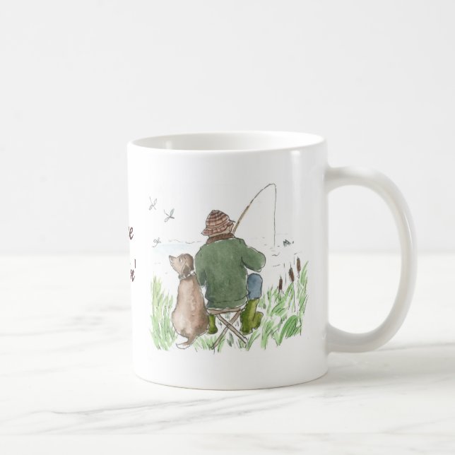 Pêche terminée - Mug de café (Droite)