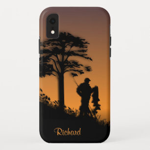 Pêcheur à Dusk iPhone 5 coque personnel