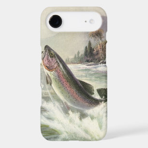 Pêcheur vintage de truite arc-en-ciel Pêche du poi