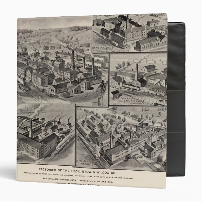 Peck, Stow & Wilcox factories Binder (Front/Inside)