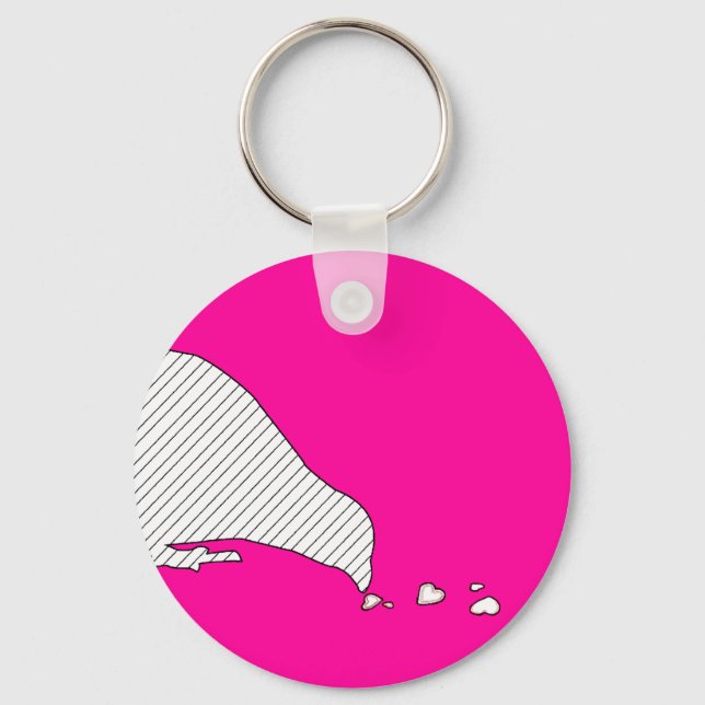 pecking order. keychain (Front)