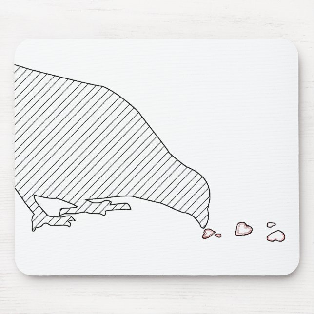 pecking order. mouse pad (Front)