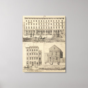 Peck's Block Canvas Print