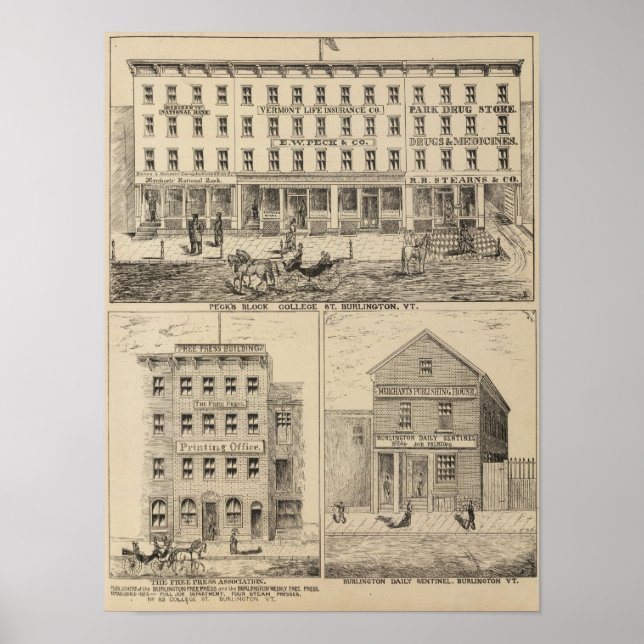 Peck's Block Poster (Front)