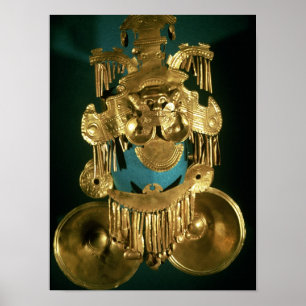 Pectoral ornament of the Calima region Poster