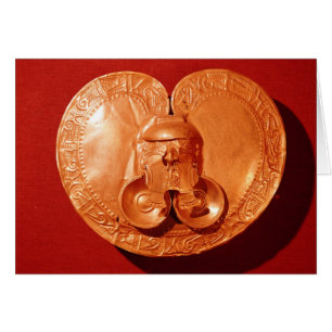 Pectoral with a human face