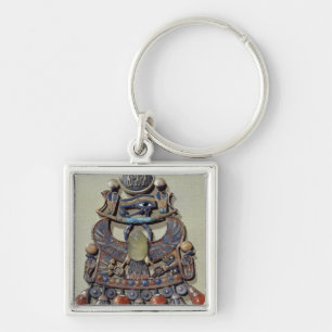 Pectoral with bird-scarab keychain