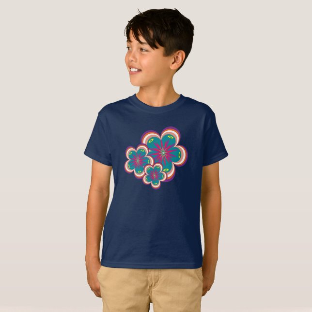 Peculiar Blooms Kids T-Shirt (Front Full)