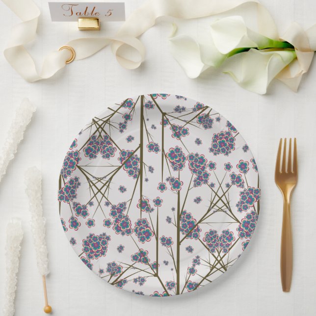 Peculiar Branches 9" Paper Plates (Wedding)