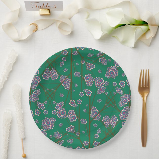 Peculiar Branches 9" Paper Plates (Wedding)