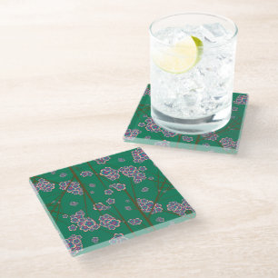 Peculiar Branches Glass Coaster