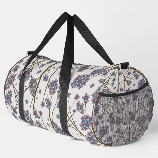 Peculiar Branches Large Duffel Bag (Right Corner)