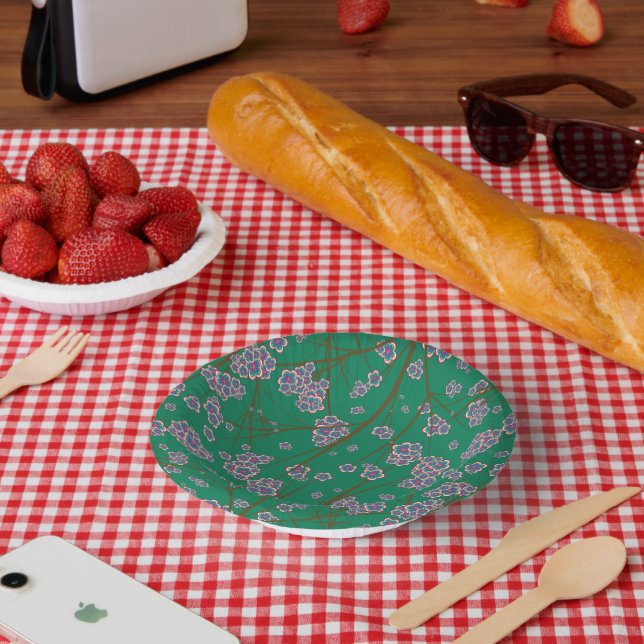 Peculiar Branches Paper Bowls Plate (Picnic)