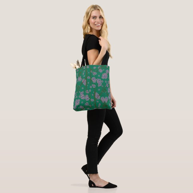 Peculiar Branches Shoulder Tote (2 Sizes) Bag (On Model)