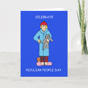 Peculiar People Day January 10th Holiday Card