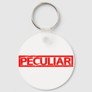 Peculiar Stamp Keychain