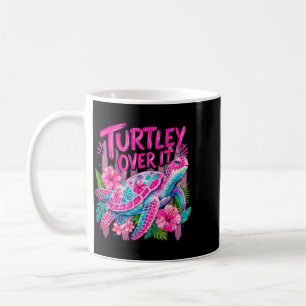 Ped Turtley Over Cute Turtle Flower Funny Men Coffee Mug