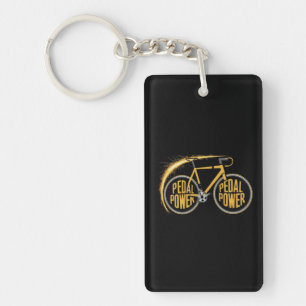 Pedal Power Keychain