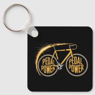 Pedal Power Keychain