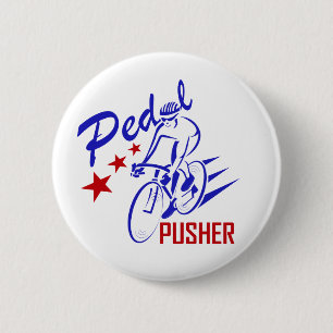 Pedal Pusher 2 Inch Round Button