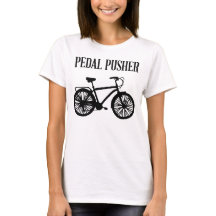 Pedal Pusher bicycle t-shirt