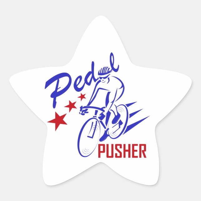 Pedal Pusher Star Sticker (Front)