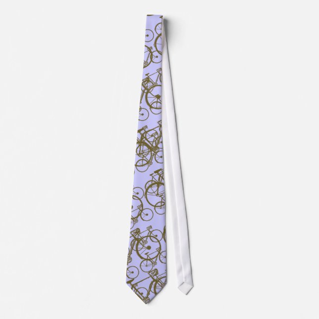 pedal ride bike bicycle cyclist tie (Front)