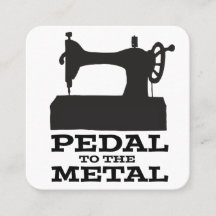 Pedal to the Medal Square Card