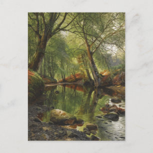 Peder Mønsted Flux boisé CC0466 Carte postale