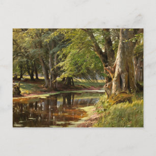Peder Monsted - Forest Landscape Postcard