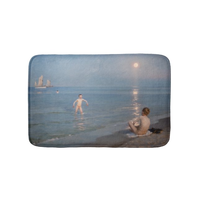 Peder Severin Kroyer - Boys Bathing at Skagen Bath Mat (Front)