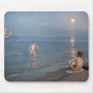 Peder Severin Kroyer - Boys Bathing at Skagen Mouse Pad
