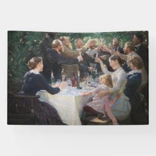 Peder Severin Kroyer - Hip, Hip, Hurrah! Banner