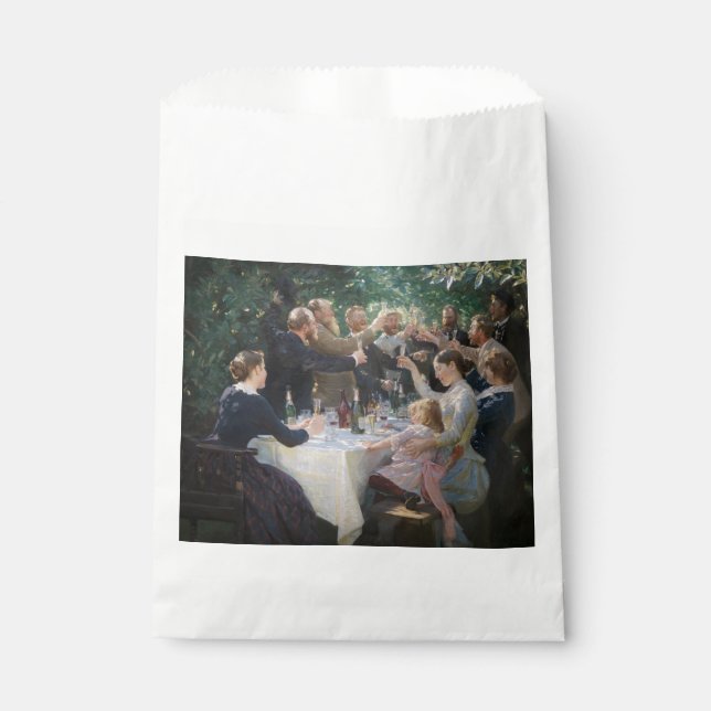 Peder Severin Kroyer - Hip, Hip, Hurrah! Favour Bag (Front)