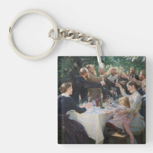 Peder Severin Kroyer - Hip, Hip, Hurrah! Keychain
